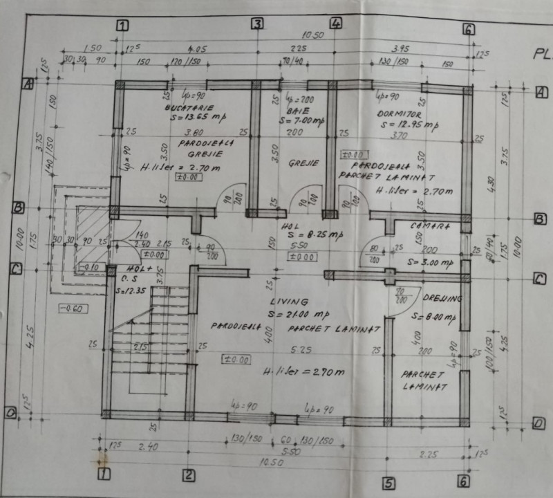 CREVEDIA-DARZA, CASA P+E 210 MP, LOT 721 MP!